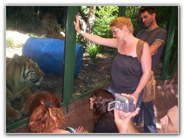 Stuart & Karen with friend at Perth Zoo Feb 16th 2007